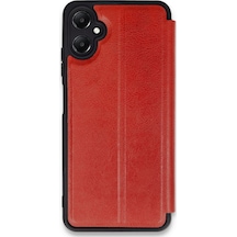 Samsung Galaxy Uyumlu A05 Kılıf Flip Cover - Kırmızı Bzsxx00 1