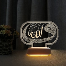 3D Gece Lambası Vav Tasarım Anneler Günü Hediyesi Gece Lambası