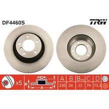 Trw Df4460s Fren Dıskı On Bmw E82 E87 E88 E90 E92 E93 E84 34116854999