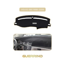 Volvo S80 1998-2006 Torpido Koruma Halısı Bej Kenar