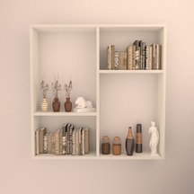 Rafkestir Bologna 1 Duvar Rafı Beyaz ( Mat )