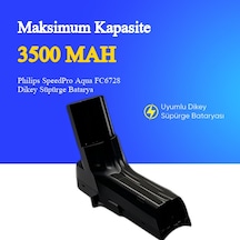 Philips Speedpro Aqua Fc6728 Dikey Süpürge 3500 Mah 25.2 V Batarya  Uyumlu Uzun Ömürlü, Maksimum Performans Pil