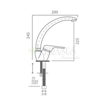 Kerasus Lale Serisi - Mix Kuğu Evye Bataryası 35ø