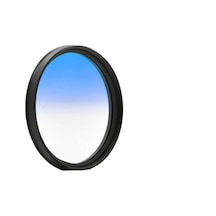 Dhd 52mm Degrade Gradual Kademeli Blue Mavi Efekt Filtre