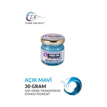 Opak & Transparan Sıvı Pigment Boya / Açık Mavi / Epoksi Için