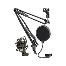Lastvoice NB40 Pro Mikrofon Standı Shock Mount Pop Filter Set (50x50 Büyük Boy)
