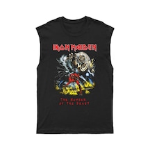 Startmore Iron Maiden - Iron Maiden Kesik Kol Tişört Kolsuz T-shirt Bkt5310 Siyah