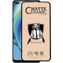 Oppo Reno 4 Uyumlu Mat Seramik Nano Kırılmaz Ekran Koruyucu - Anti Static Parmak İzi Bırakmaz