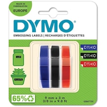 Dymo Kabartma Şerit 9mmx3mt 3 Lü Bls K/s/m S0847750 Diğer