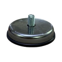 Cateksss Çap 60 Mm Sıvama - Krom Kaplama Saclı Vidalı Pabuç M8x15 - 24 Lü Paket