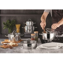 Kahramanlar Sırma Çelik Tencere Seti 10 Parça