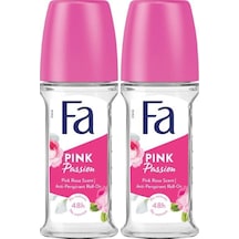 Fa Pink Passion Kadın Roll-On Set 2×50 ml – Aromatik Çiçek Kokusu, 48 Saat Koruma