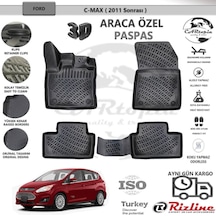 Ford C-Max / 2010 Sonrası / Siyah / Rizline Paspas