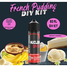 Nuclear 60 Ml Dıy Kit French Pudding Gıda Aroma 12 Ml Aroma İçerir