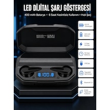 Rgb Işıklı Çift Mikrofonlu Siyah Profesyonel Oyuncu Kulaklığı Kablosuz Kulakiçi Slicer