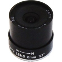 3Mk-Fl8 8Mm Cctv Sabit Iris Güvenlik Kamerası Lensi