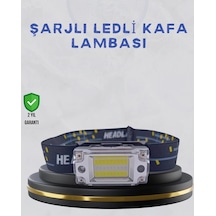 Ceylan Adam Kompakt Led Kafs Feneri Usb Şarjlı Manyetik 2 Işık Modlu 215 Lümen Çok Renkli
