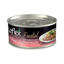 Reflex Plus Essential Ton Balıklı ve Somonlu Konserve Yavru Kedi Maması 24 x 70 G