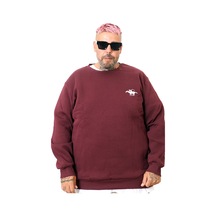Mode Xl Büyük Beden Erkek Sweat Bisiklet Horse U25812 Siyah