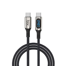 Bix BXCC243 Type-c To Type-c 240 W 480 Mbps Şarj Ve Data Kablosu