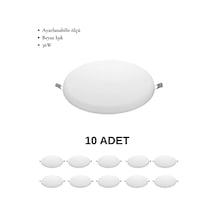 Horoz Stella-36 Sıva Altı Ayarlanabilir 36 Watt Led Panel Beyaz Işık - 10 Lu Paket Beyaz