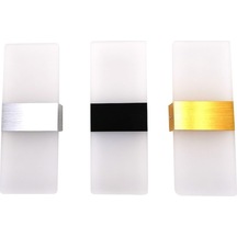 Novahub Led Piyano Tuşu Duş Aydınlatması - Altın Renk, 270x100mm, 6w, Akrilik Gövde, Enerji Tasarruflu Gümüş Gümüş