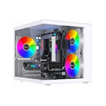 Hiper Akvaryum Cube 3x Rgb Fan M-atx Gaming Bilgisayar Kasası