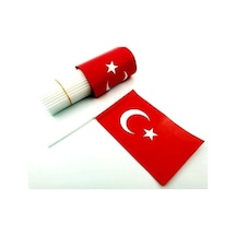 Çubuklu Kağıt Bayrak 80'li 12x20 Cm