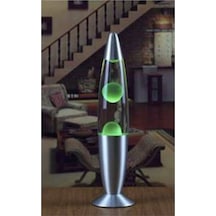 Yeşil Lav Gece Lambası Büyük Boy Lav Lambası Lava Lamp Konsept Çok Renkli