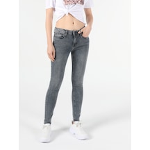 Colin's Colins Super Slim Fit Orta Bel Dar Paça Kadın İndigo Jean Pantolon Cl1054582 Q1.v1 Dn08303 Denim