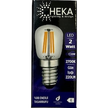 Heka 2w 22w 2700k Sarı Işık E14 Duylu Led Rustik Ampul