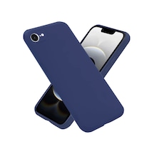 Apple Apple Uyumlu iPhone 16e Kılıf First Silikon - Lacivert 0.2M-Çok Renkli