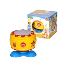 Sesli Işıklı Kaya Davul Pilli Sarı Müzik Aleti Eğitici Eğlenceli Bebek Çocuk Oyuncak