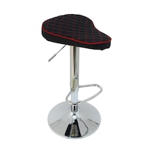 Mobilyakeyfi Boombar Bar Taburesi - Kırmızı Deri - 9538S0116