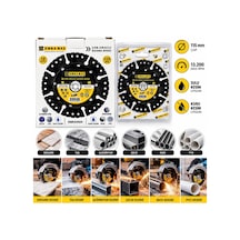 10 Adet Çok Amaçlı Kesme Disk Seramik - Çelik - Pvc - Inox - Alüminyum - Taş 115mmx22.2 5468