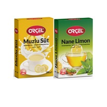 Orçel Nane Limon Muzlu Süt Aromalı İçecek Tozu Oralet Çay 2 x 200 G