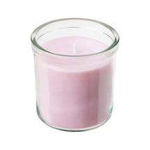 Ikea Lugnare Cam Kaplı Kokulu Mum 8 X 8,5 Cm Yasemin Pembe