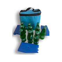Soğutucu Kamp Piknik Çantası Termos Soğuk Tutucu Çanta 11 Litre Mavi