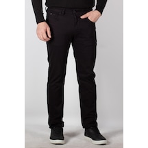 Erkek Chino Pantolon Gabardin Slim Fit Dar Kesim Siyah 2160 Siyah