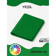 Yeşil Renk Metrelik Ince Keçe Kumaş Keçe 1 Mm Aktivite Keçesi Renkli Keçe 1 Metre 100 Cm X 100 Cm