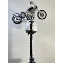 Motor & Motosiklet Koyu Kahve Örgü Saç Kask Dış Aksesuarı Diğer