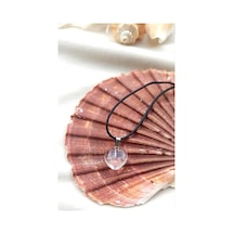 Kolye Gerdanlık Kalp Çakra Yoga Reiki Doğal Kristal Kuvars Taş Kadın