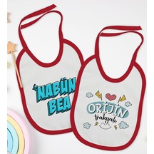BK Kids Nabün Bea ve Orjin Trakyalı Tasarımlı 2’li Kırmızı Mama Ö Kırmızı