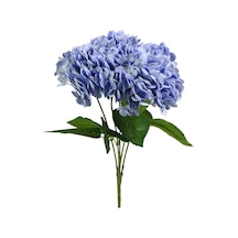 Yapay Ortanca Demeti Islak Dokulu Açık Mavi 43 Cm Açık Mavi