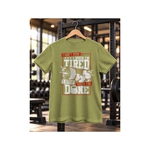 Segungear Dontstop Erkek Regular Fit Baskılı Spor Tişört Haki - 933732752 Haki