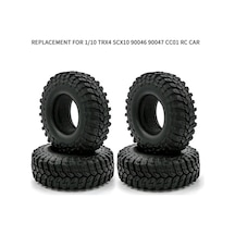 Novahub 1/10 Trx4 Scx10 Rc Araçlar İçin 4 Adet 96mm Kauçuk Lastik