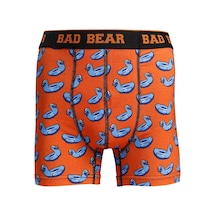 Bad Bear Duck Turuncu Ördek Desenli Erkek Boxer - L
