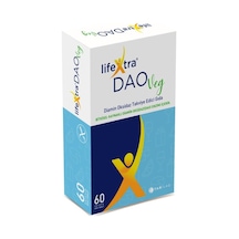 Lifextra Daoveg Diamin Oksidaz Takviye Edici Gıda 60 Vegan Tablet