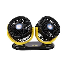 12 Volt Dc Usb Girişli Masaüstü Vantilatör, 2'li Set