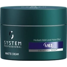 System Professional Men's Hair Non-Hardening Matte Cream Wax 80 ML